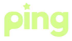 Header Ping text logo